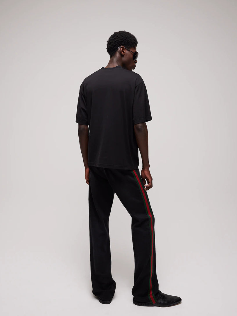 T-shirt in jersey di cotone con stampa