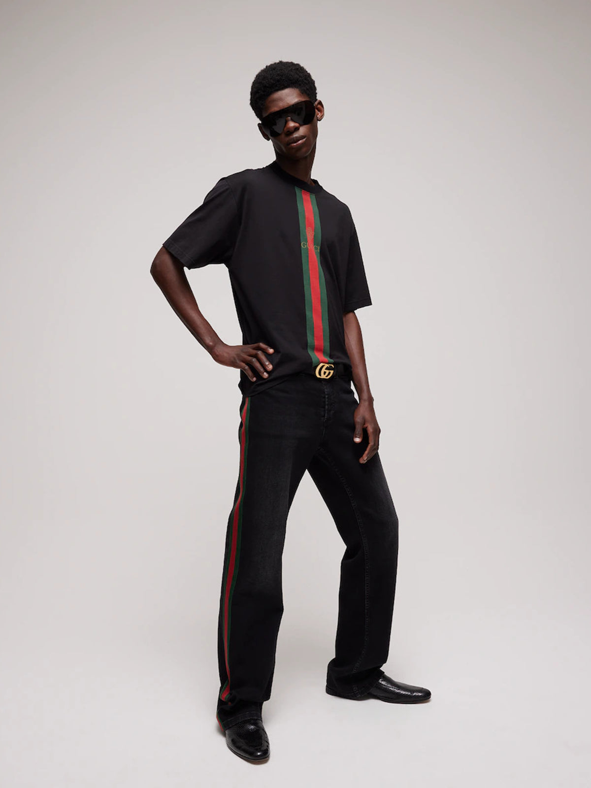 T-shirt in jersey di cotone con stampa