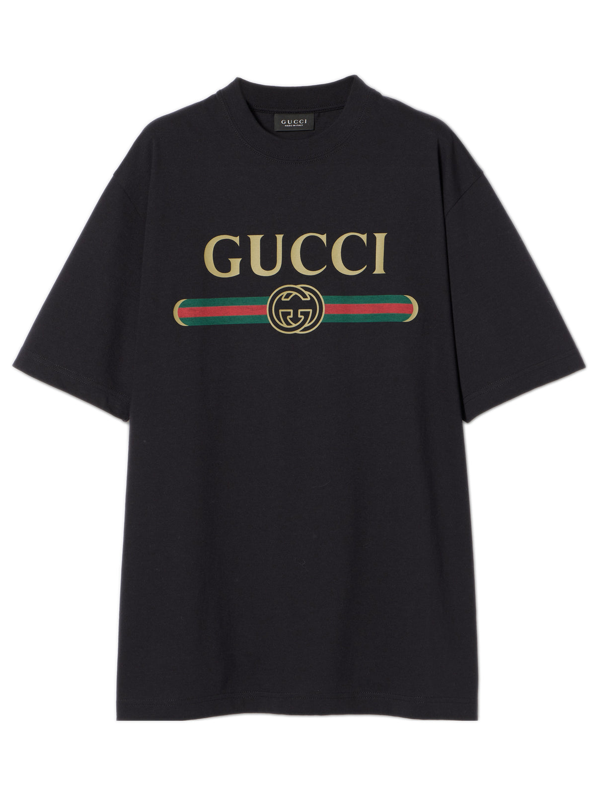 T-shirt in jersey di cotone e seta con stampa