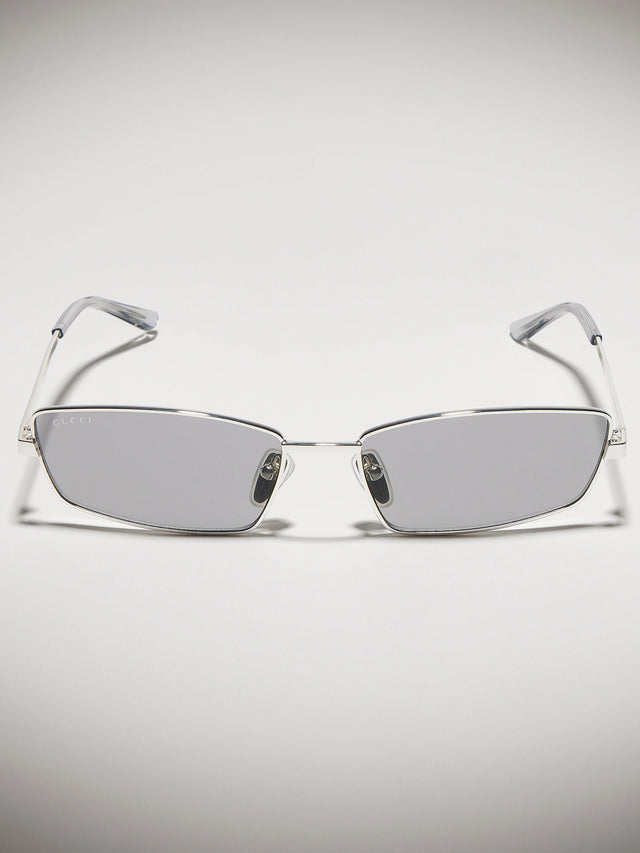 Rectangular frame sunglasses