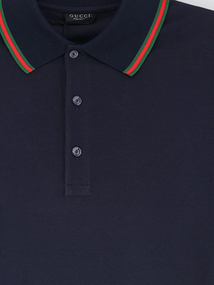 Polo in jersey di cotone piqué