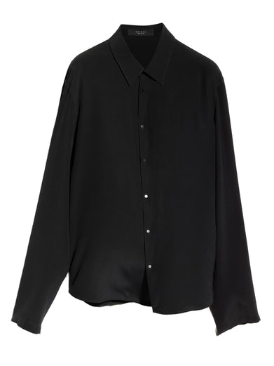 Camicia in seta crêpe de chine