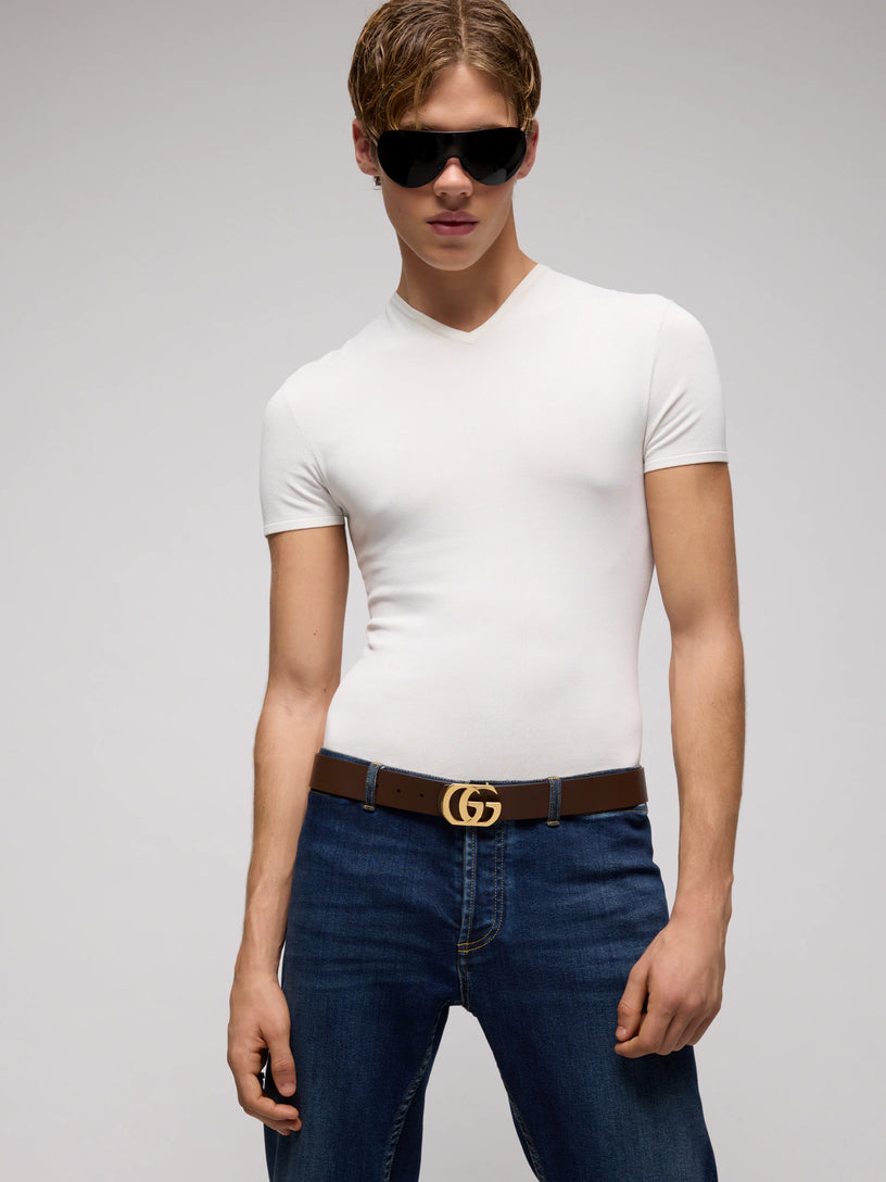 Cintura Reversibile Cut GG Marmont