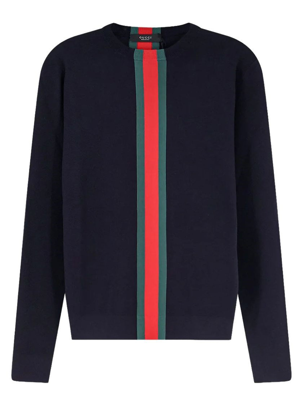 Maglione con intarsio Web