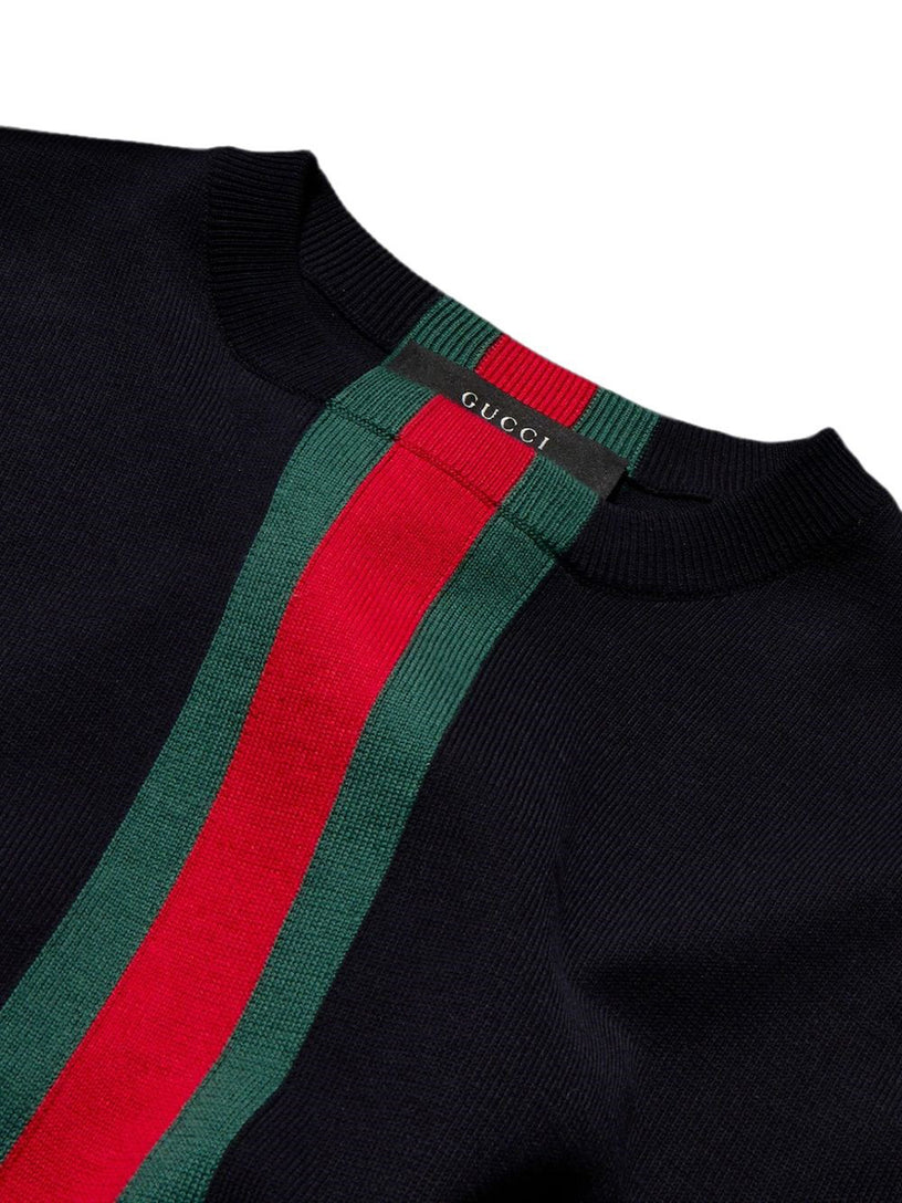 Maglione con intarsio Web