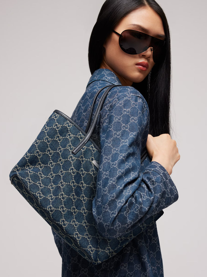 Borsa shopping Gucci Tribeca misura piccola