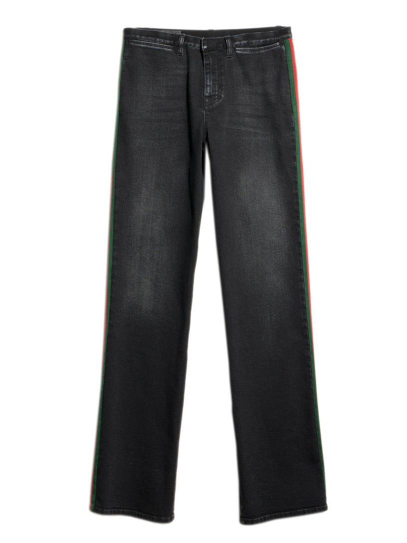 Denim stretch con nastro Web