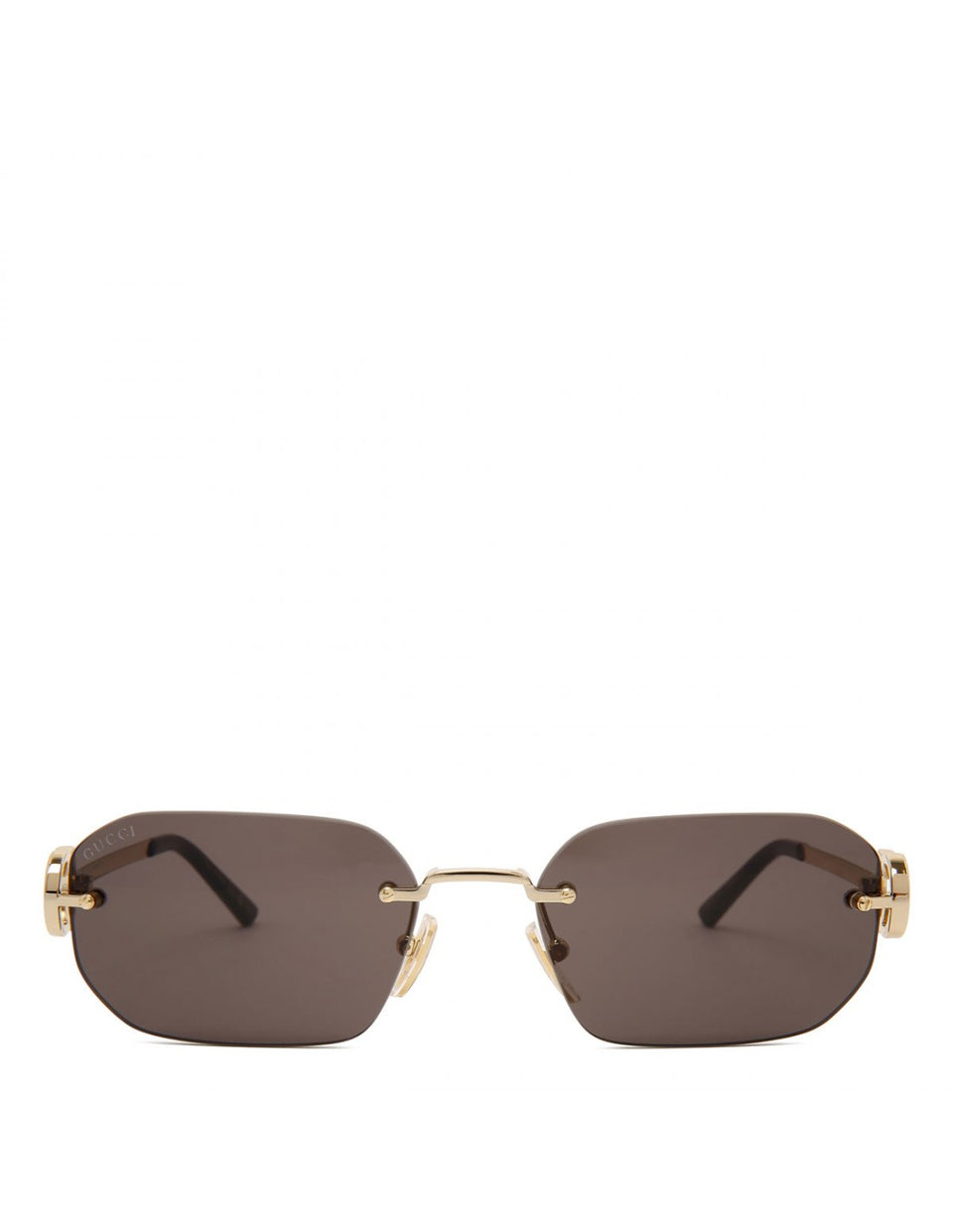 Rectangular-frame sunglasses