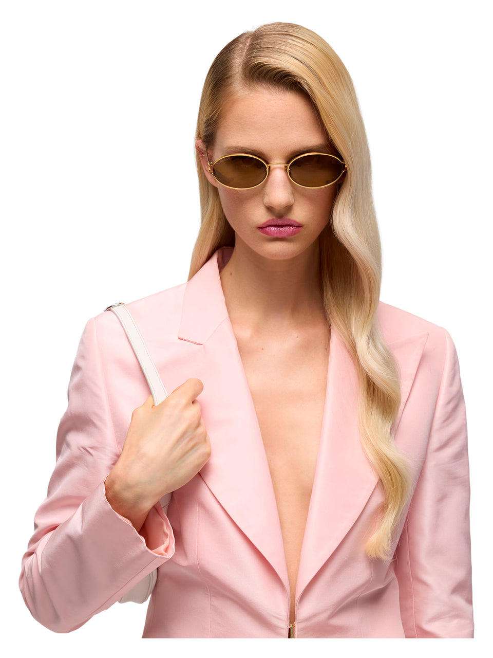 Rectangular-frame sunglasses