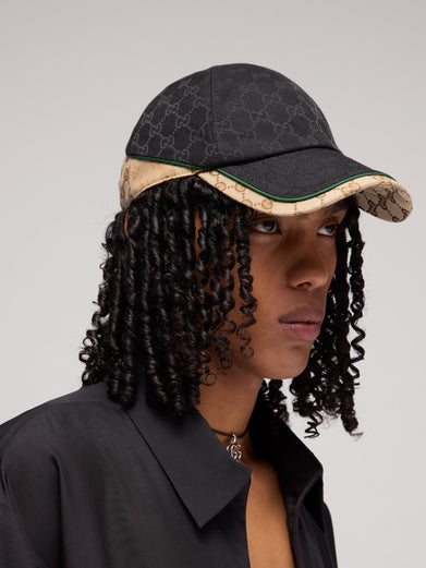 Cappellino da baseball in tessuto di cotone GG
