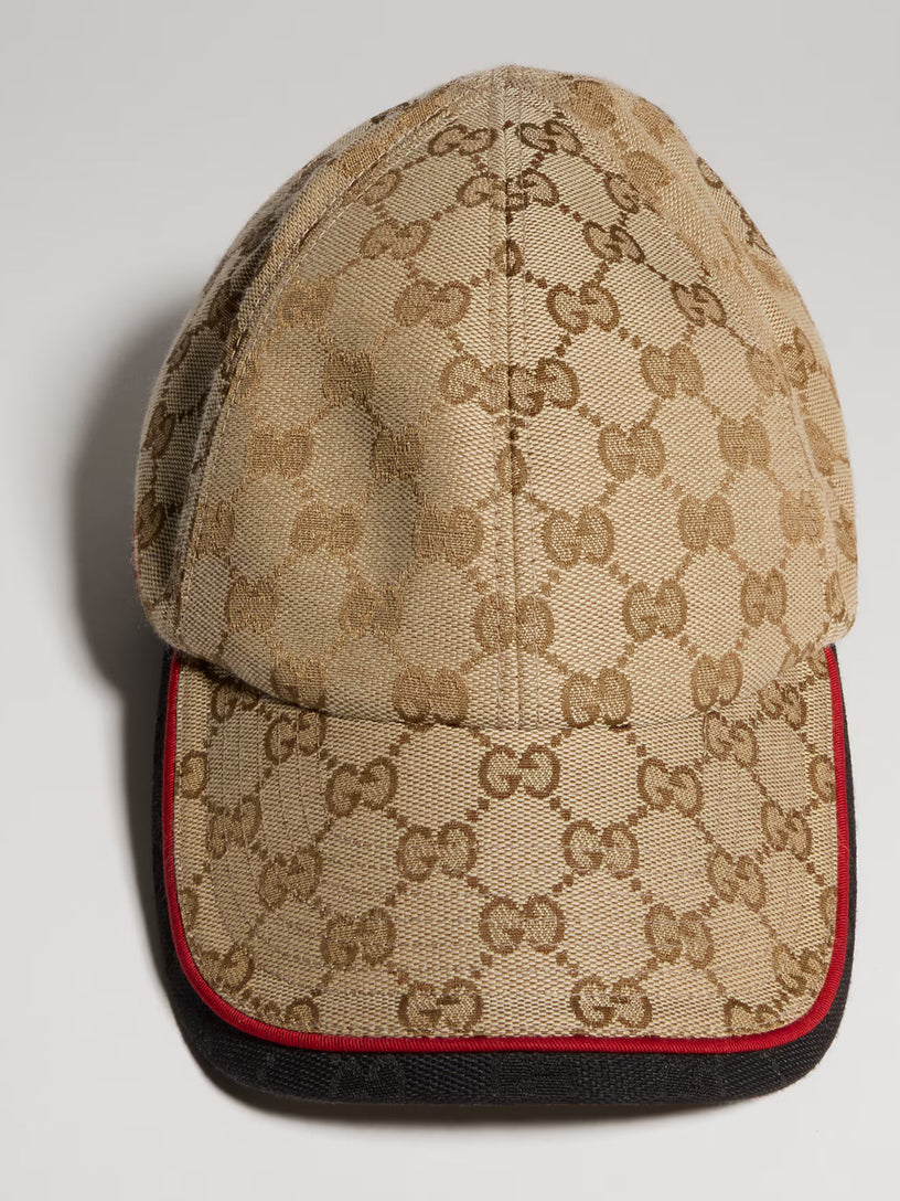 Cappellino da baseball in tessuto di cotone GG