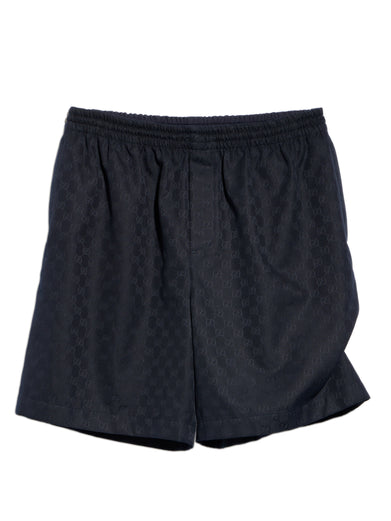 Shorts in tessuto di cotone GG