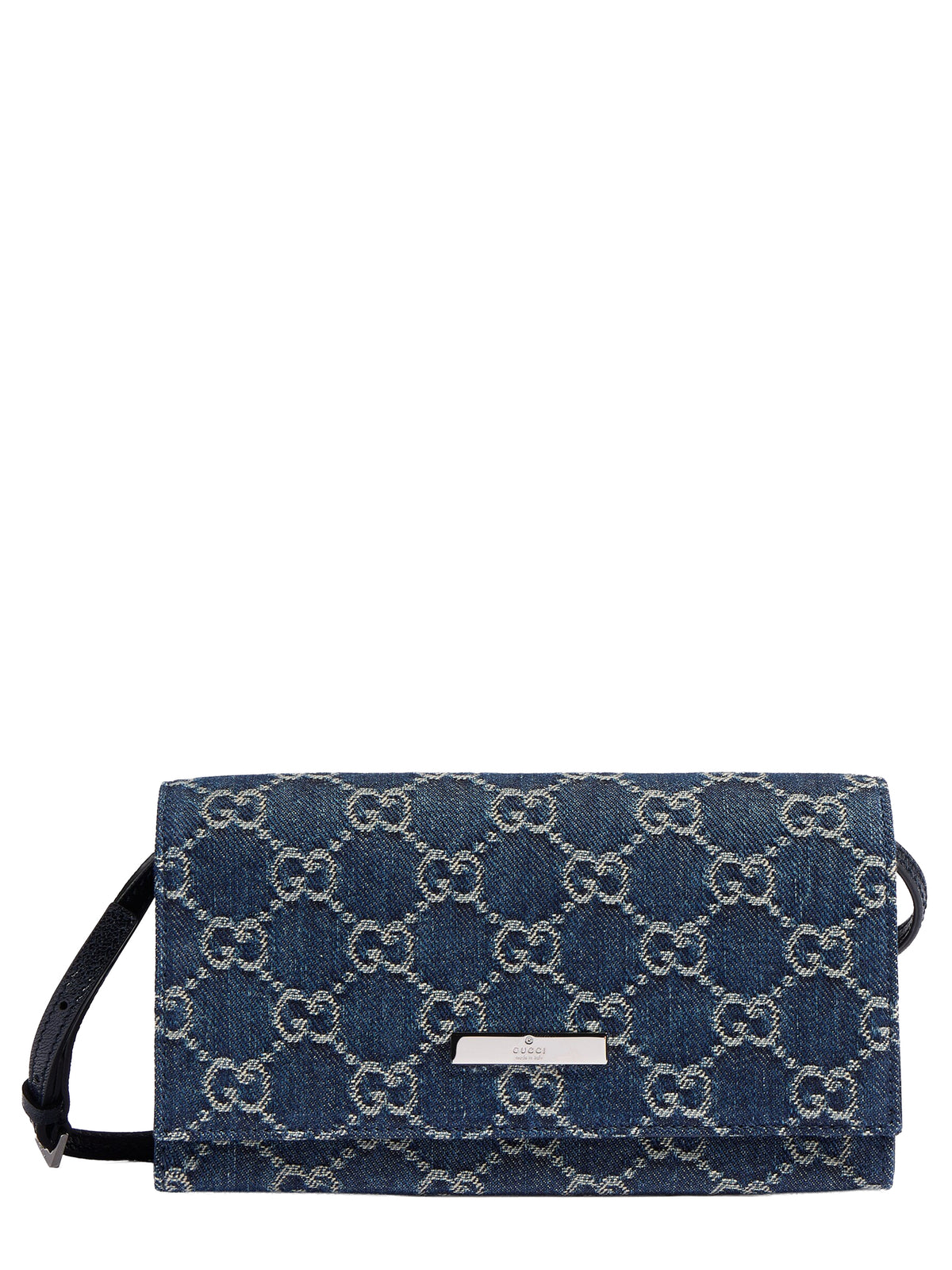 Pochette piccola con tracolla e placca Gucci