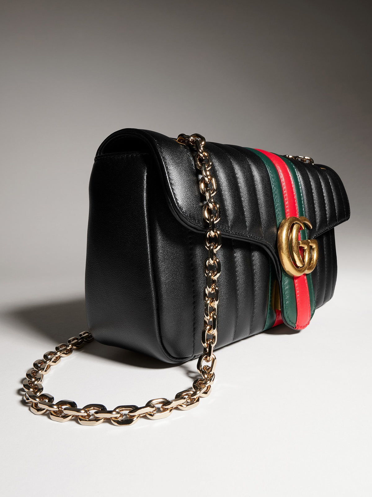 Borsa a spalla Jetset GG Marmont misura media