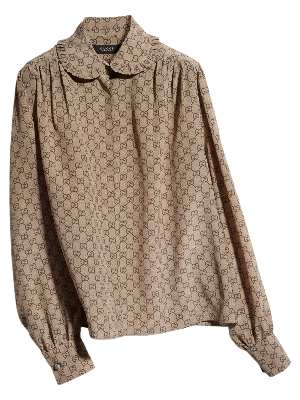 Printed silk crêpe de chine shirt 


<BR class=Apple-interchange-newline>