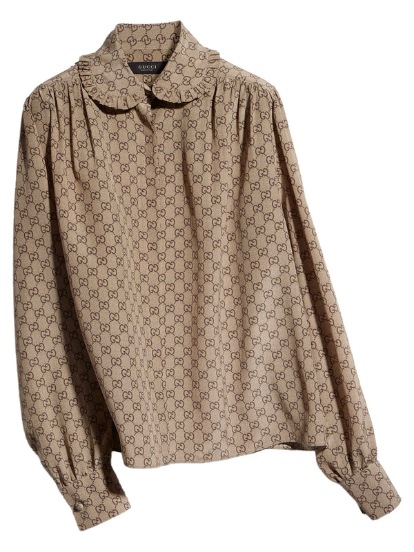 Printed silk crêpe de chine shirt 


<BR class=Apple-interchange-newline>
