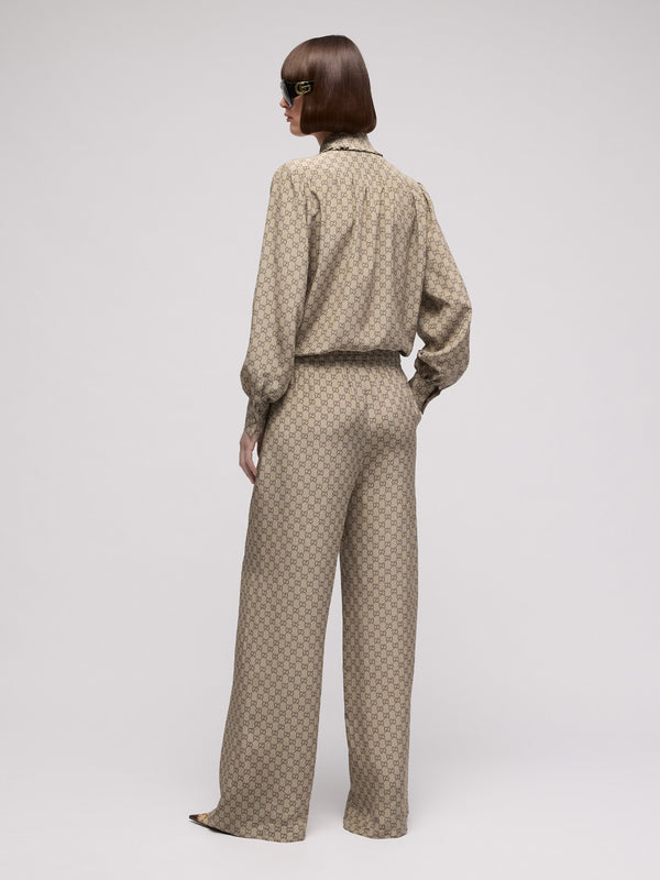 Printed silk crêpe de chine shirt 


<BR class=Apple-interchange-newline>