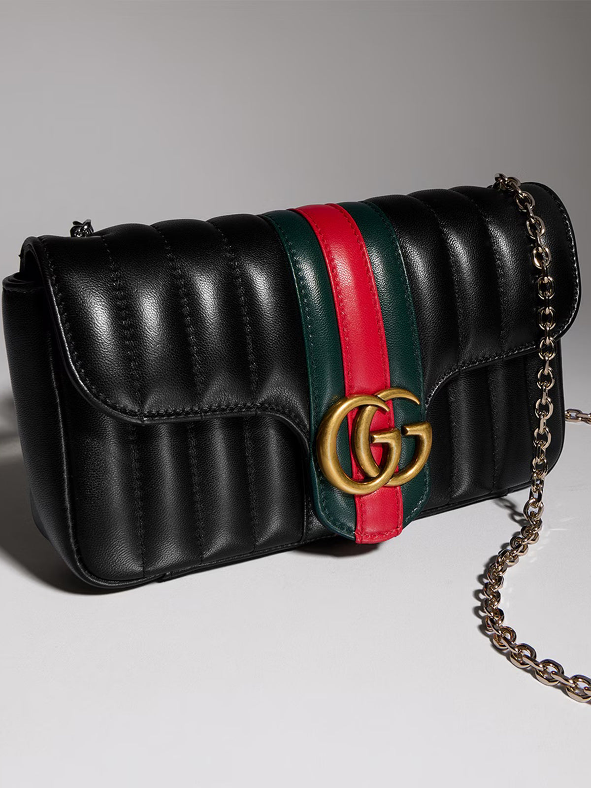 Borsa a spalla piccola Jetset GG Marmont