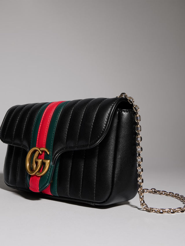 Borsa a spalla piccola Jetset GG Marmont