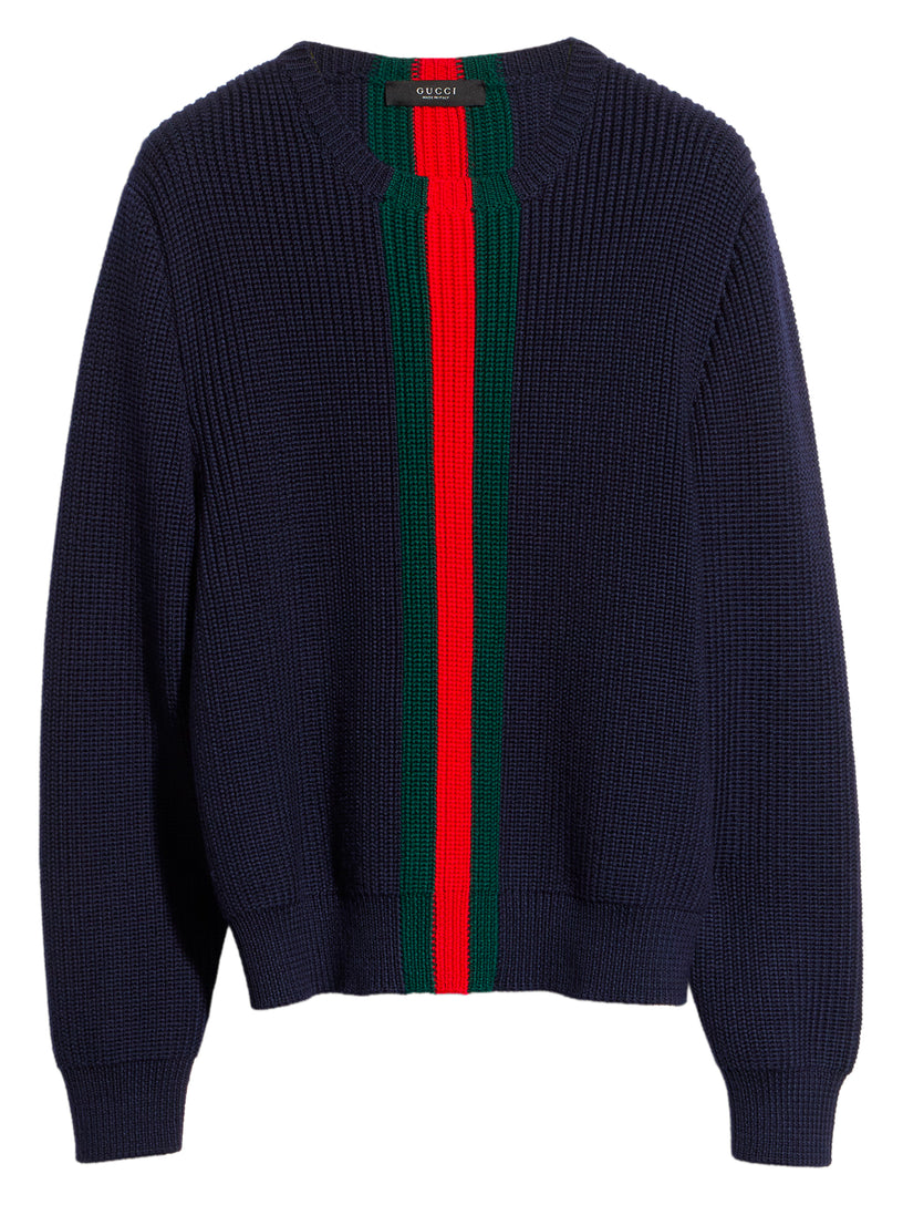 Maglione con nastro Web
