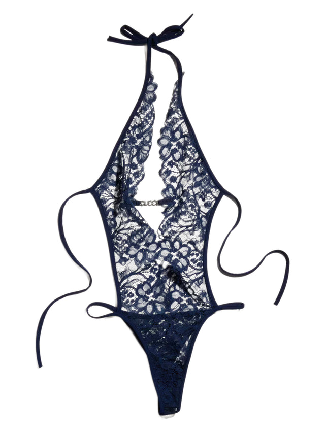 Body in pizzo floreale