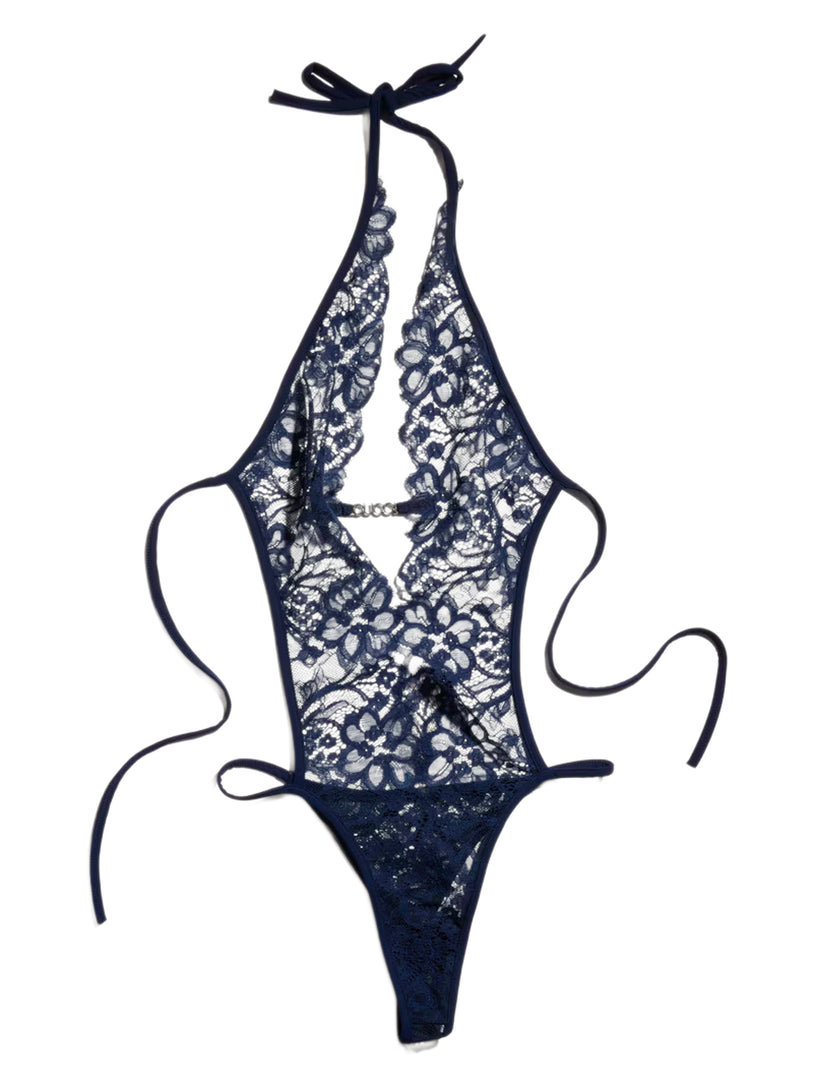 Body in pizzo floreale