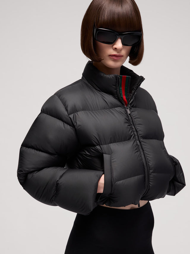 Padded polyester puffer jacket