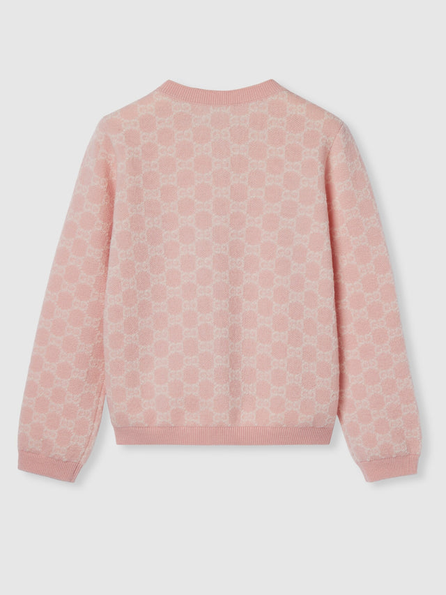 GG wool jacquard cardigan