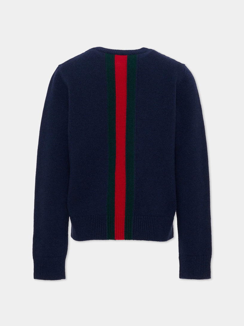 Maglione con nastro Web