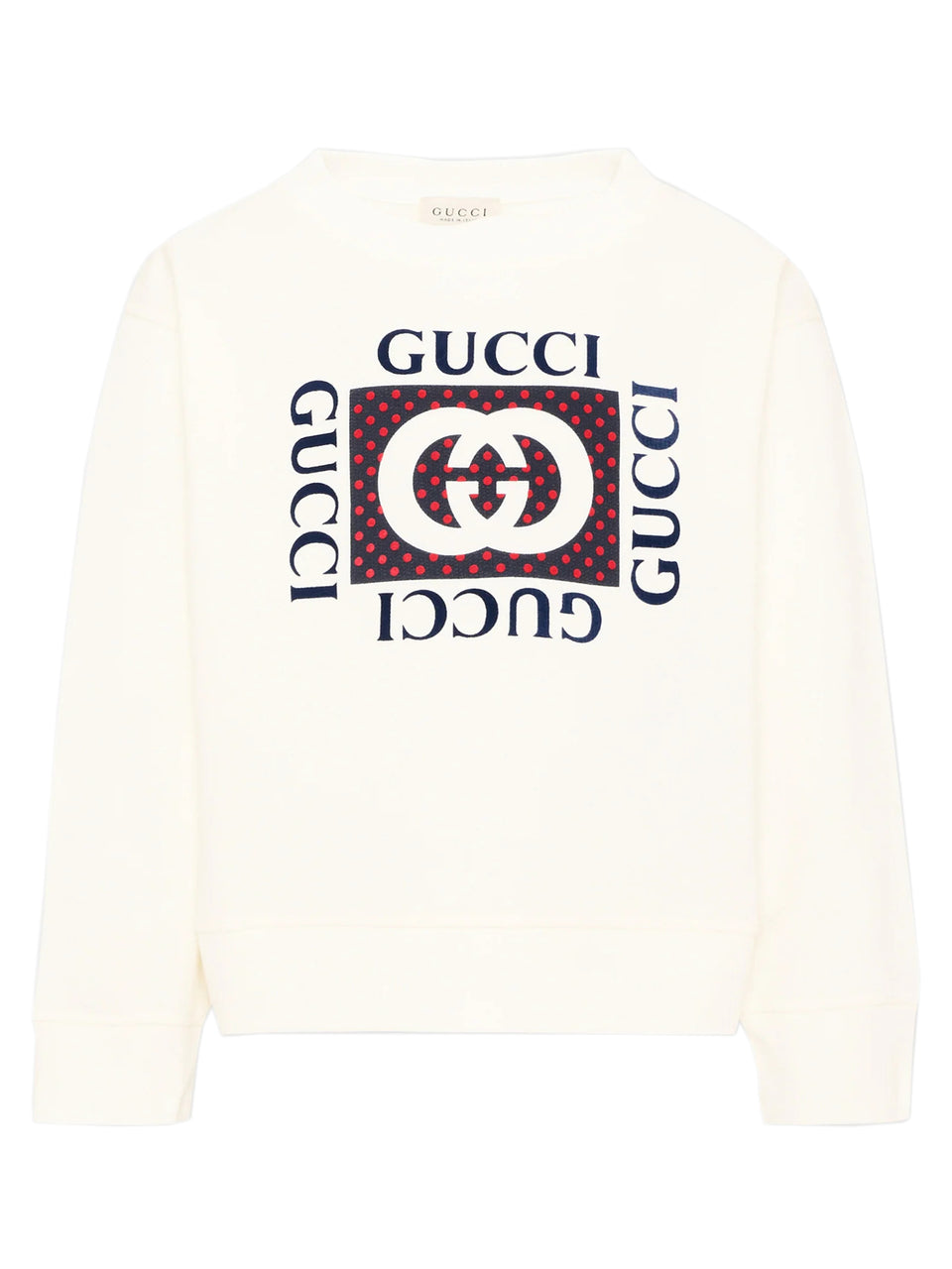 Cotton sweatshirt with print