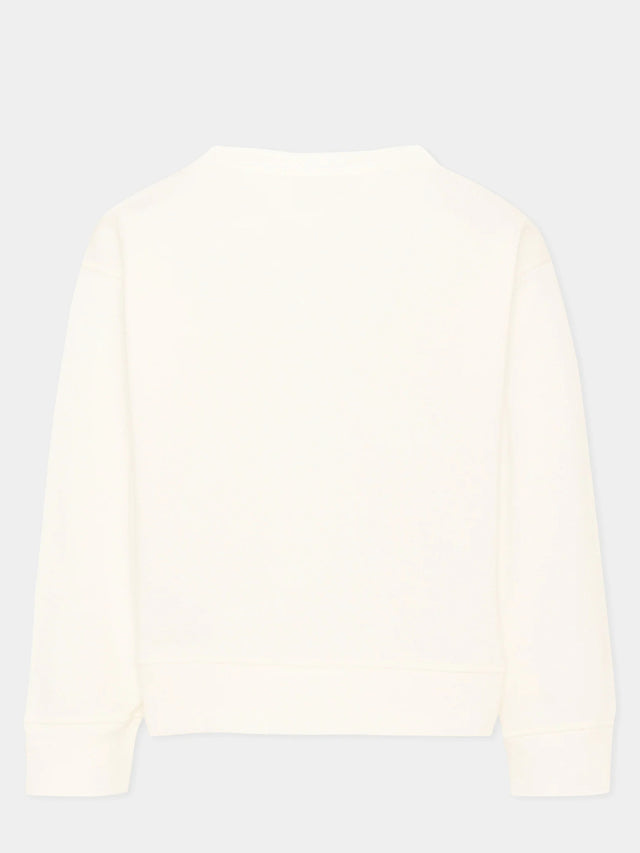 Cotton sweatshirt with print
