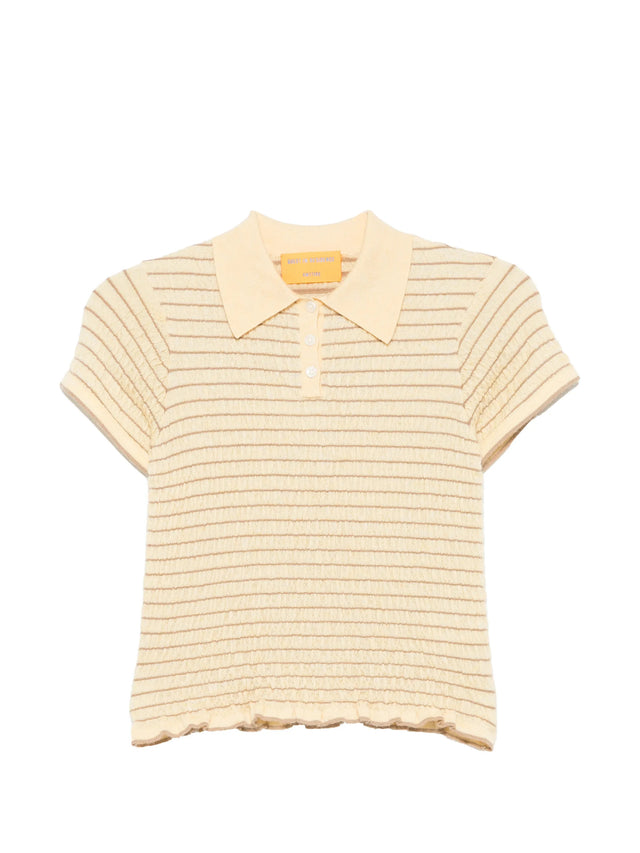 Polo arricciata aderente