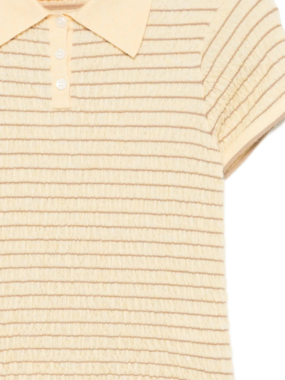 Polo arricciata aderente