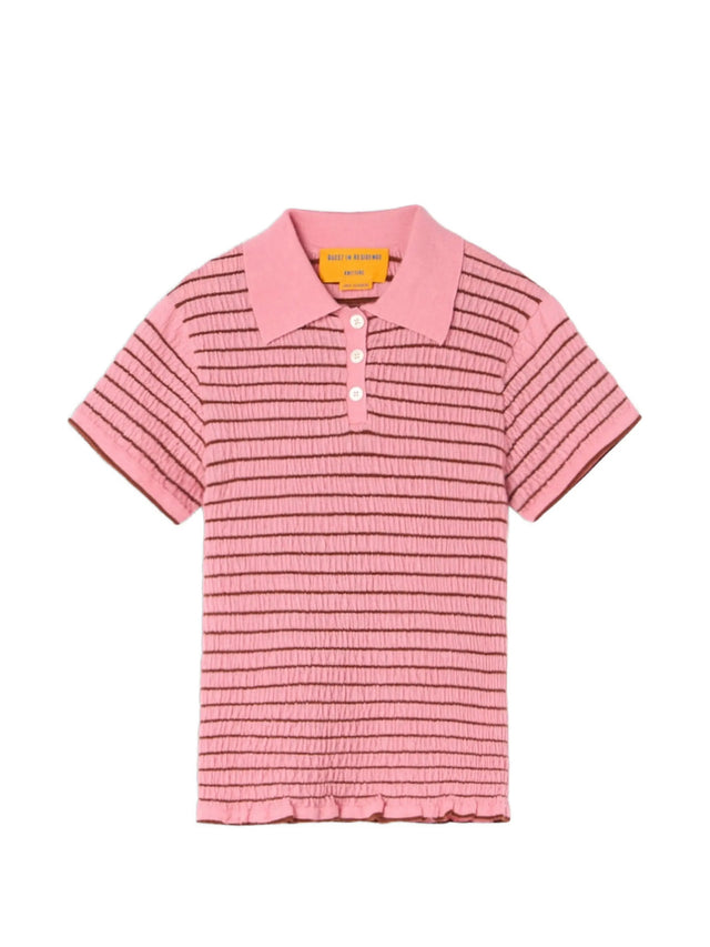 Polo arricciata aderente