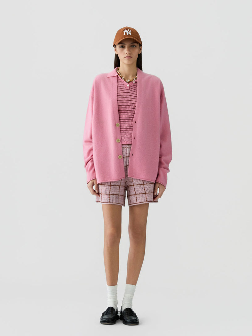 Smocked L/S Shrunken Polo