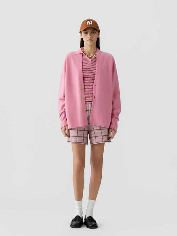 Smocked L/S Shrunken Polo