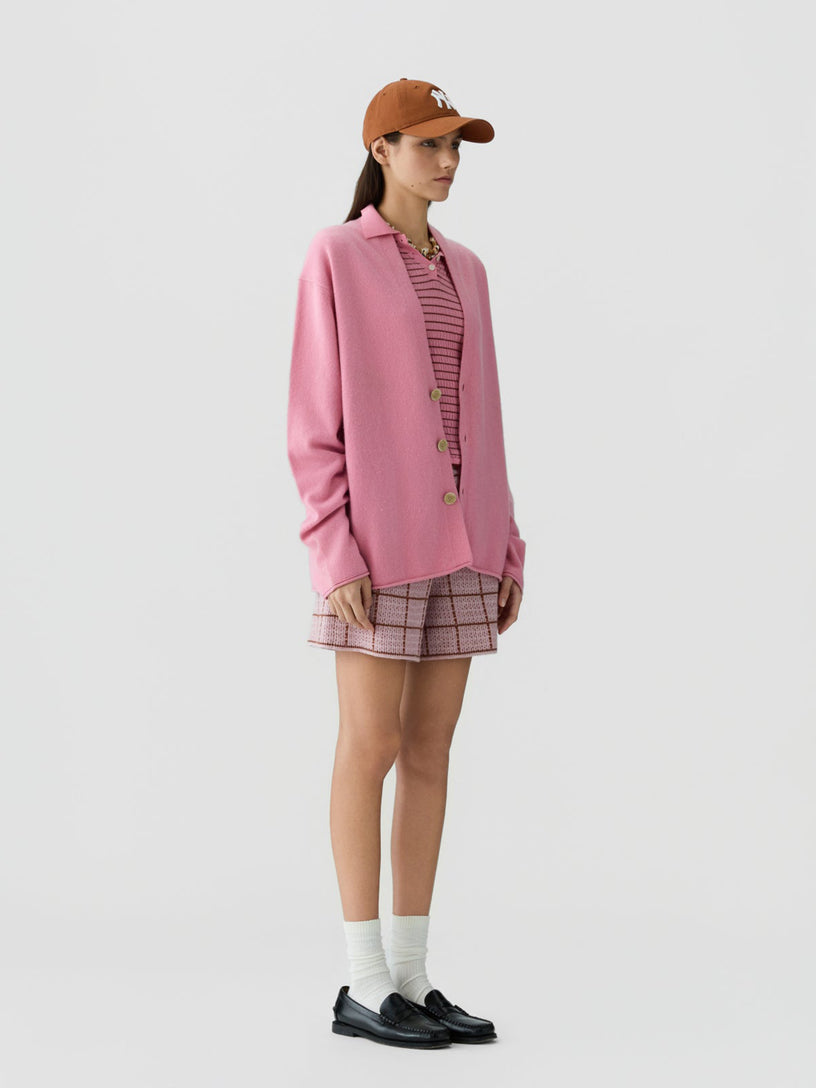 Smocked L/S Shrunken Polo