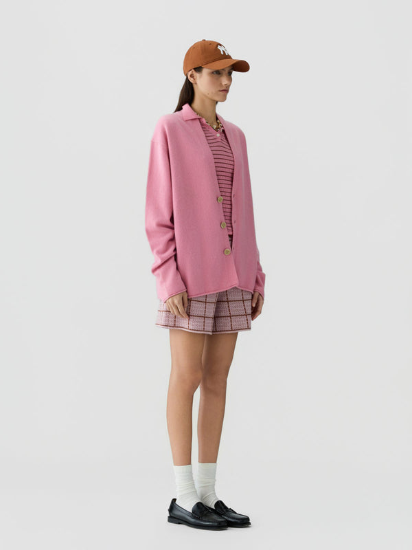Smocked L/S Shrunken Polo