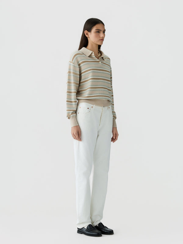 Collegiate Stripe Polo