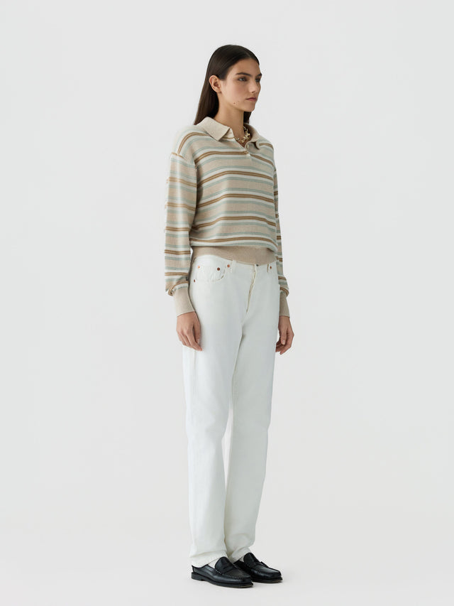 Collegiate Stripe Polo