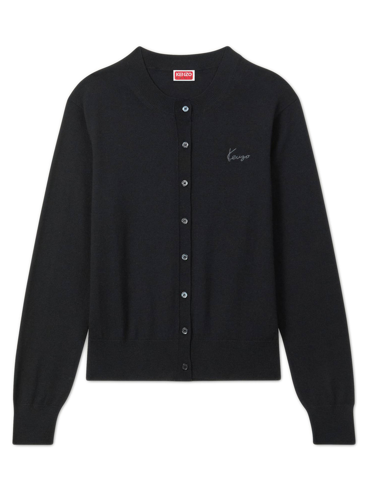 'KENZO Signature' embroidered cardigan