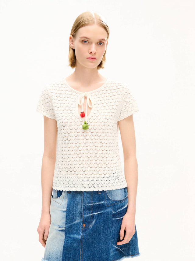 Top all'uncinetto 'Kenzo Appel Pop'