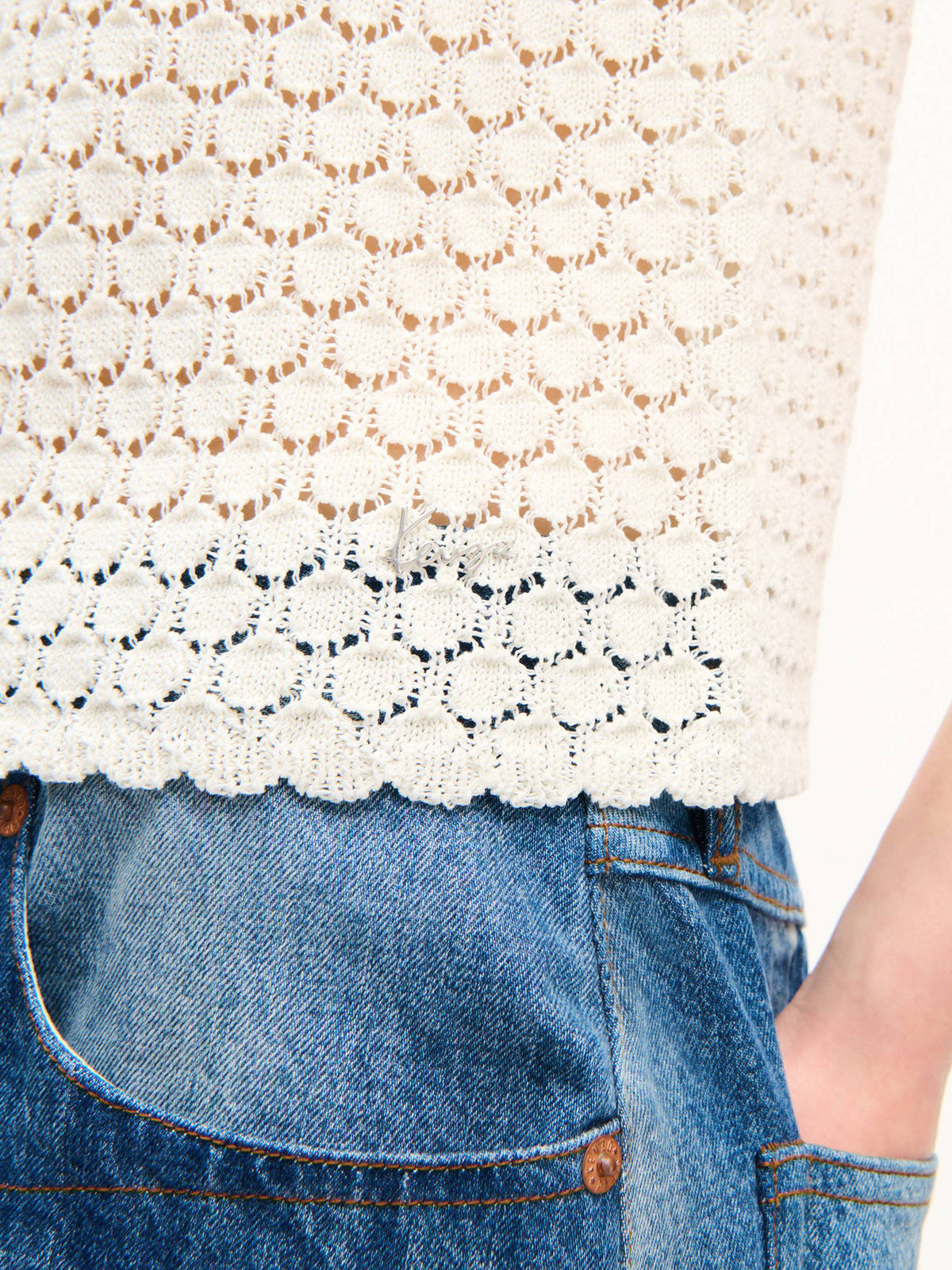 Top all'uncinetto 'Kenzo Appel Pop'