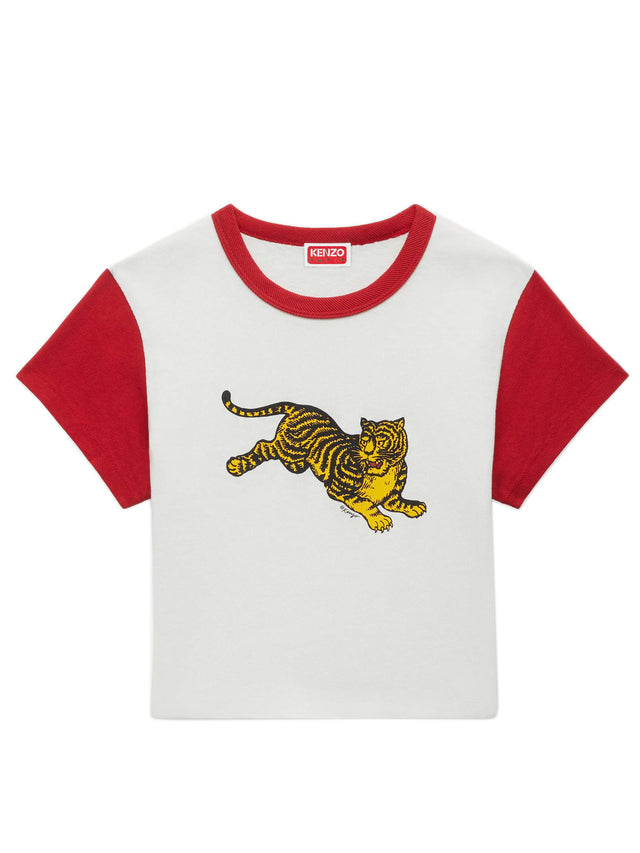 T-shirt cropped Tiger