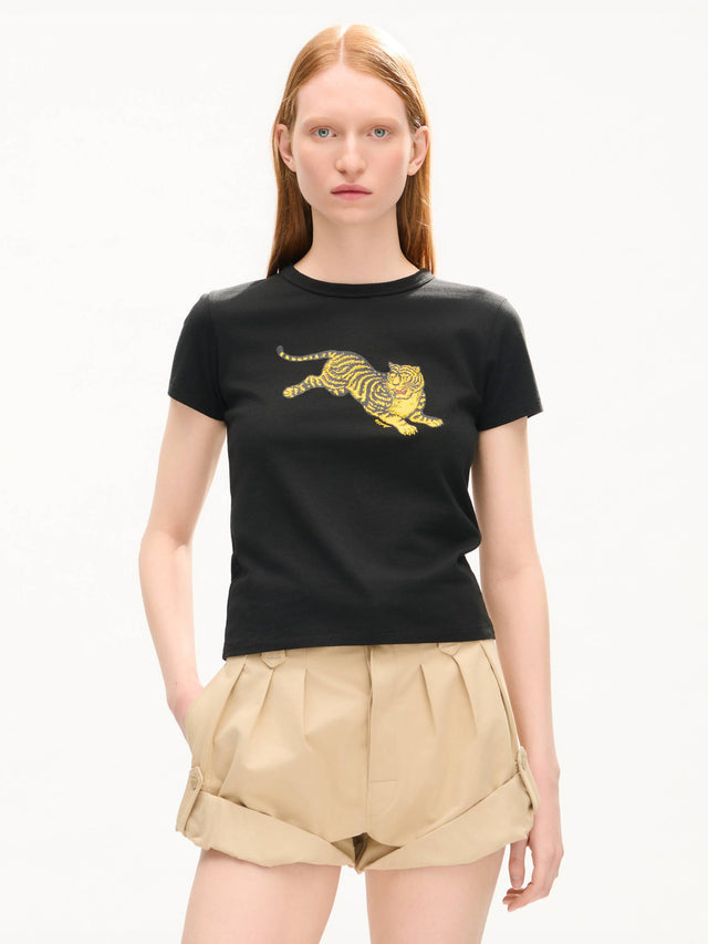 T-shirt con tigre
