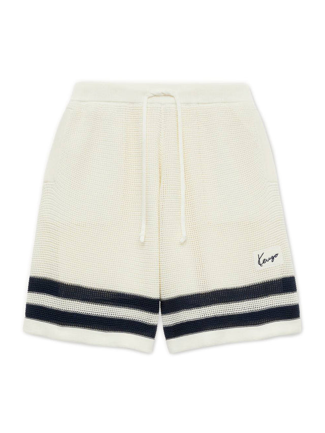 Pantaloncini in tessuto a rete