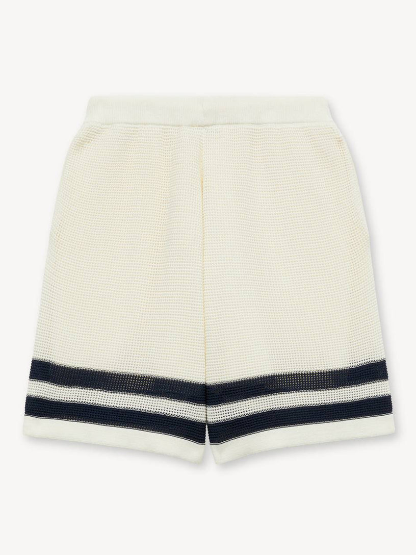 Pantaloncini in tessuto a rete
