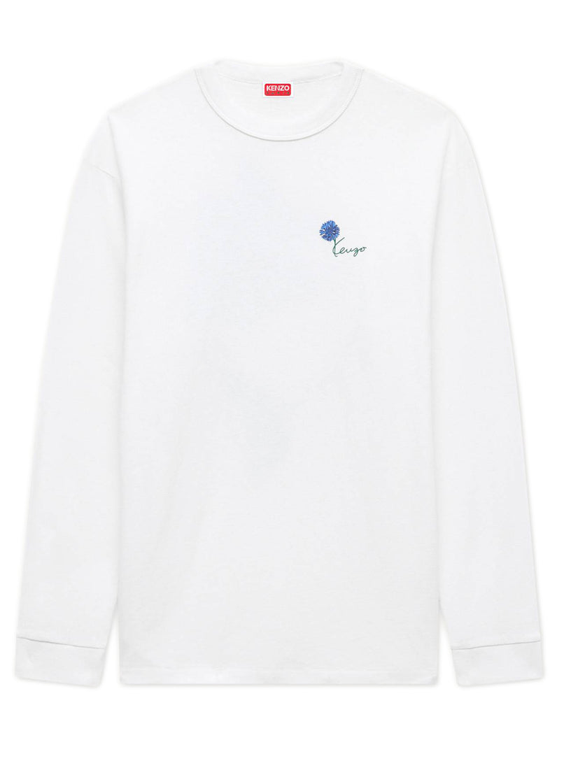 T-shirt a maniche lunghe in cotone 'Kenzo Tulip'