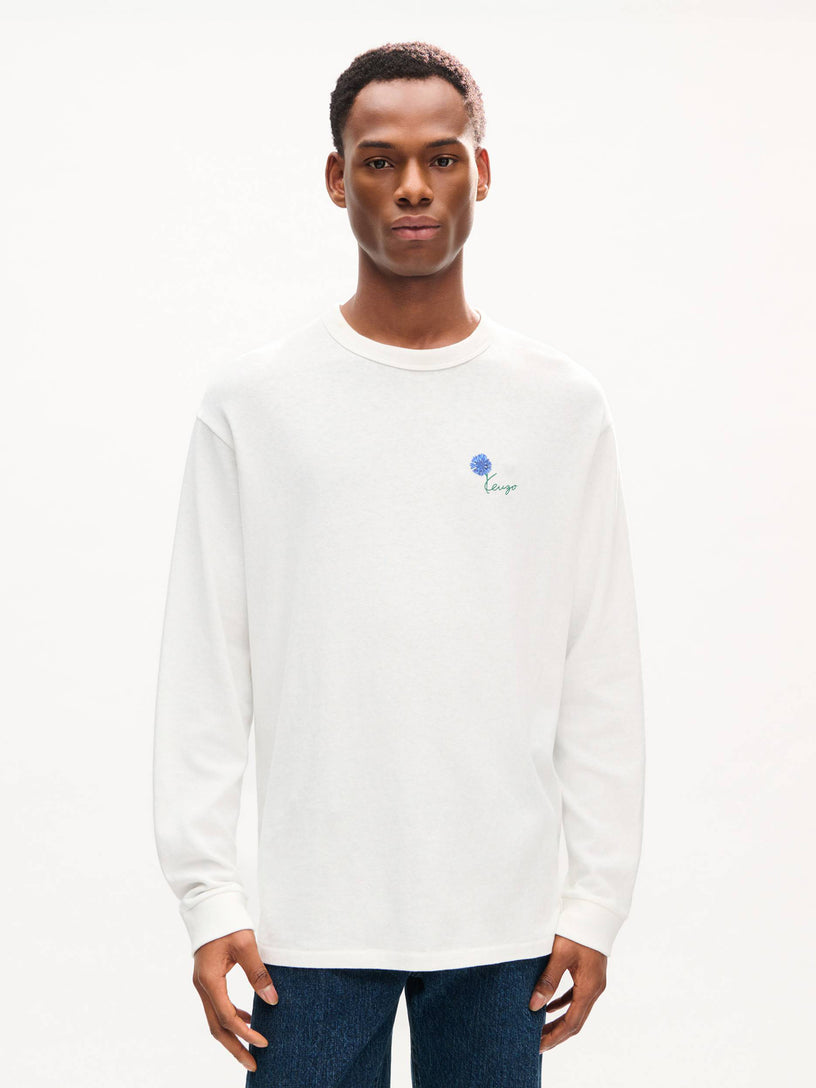 T-shirt a maniche lunghe in cotone 'Kenzo Tulip'