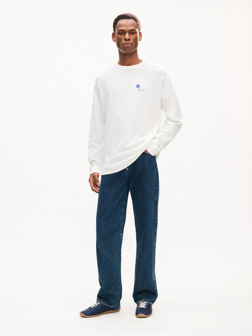 T-shirt a maniche lunghe in cotone 'Kenzo Tulip'